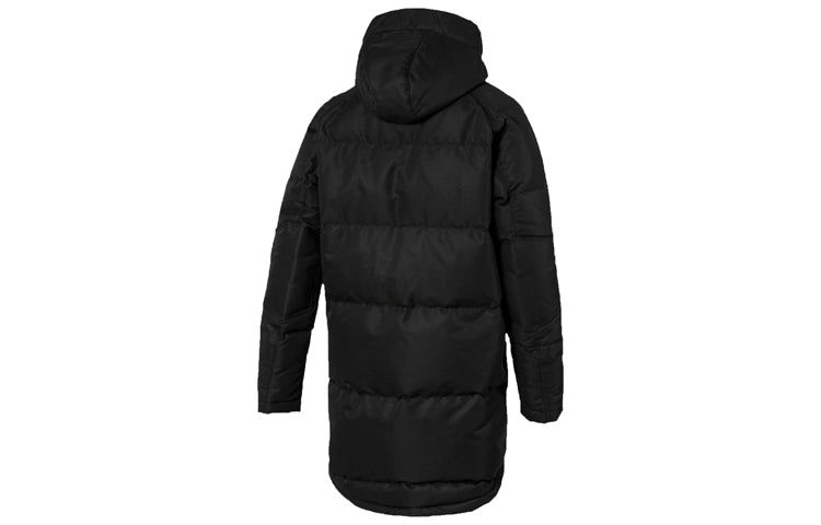 Puma Logo Down Jacket 'Black' 580874-01 sold by KicksCrew product image thumbnail 2