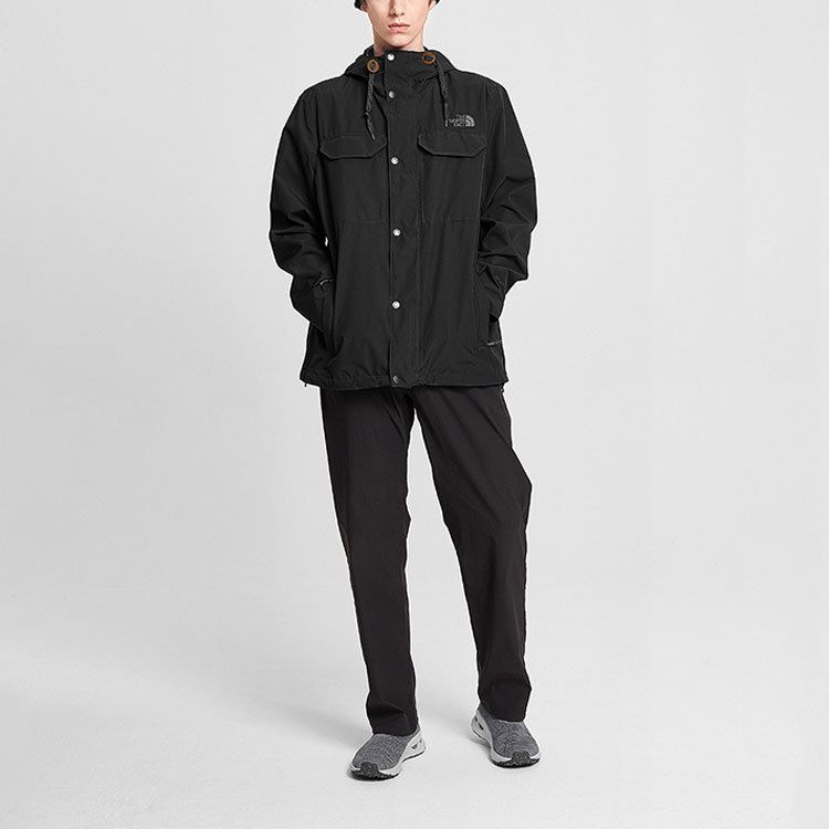 THE NORTH FACE Dryvent Down Puffer Hood Jacket 'Black' NF0A497F-JK3 sold by KicksCrew product image thumbnail 2