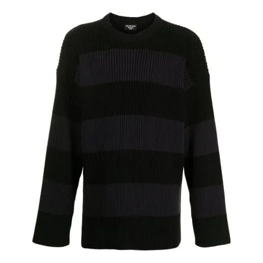 Balenciaga BB Striped Sweater 'Black' 657404T31984058 sold by KicksCrew