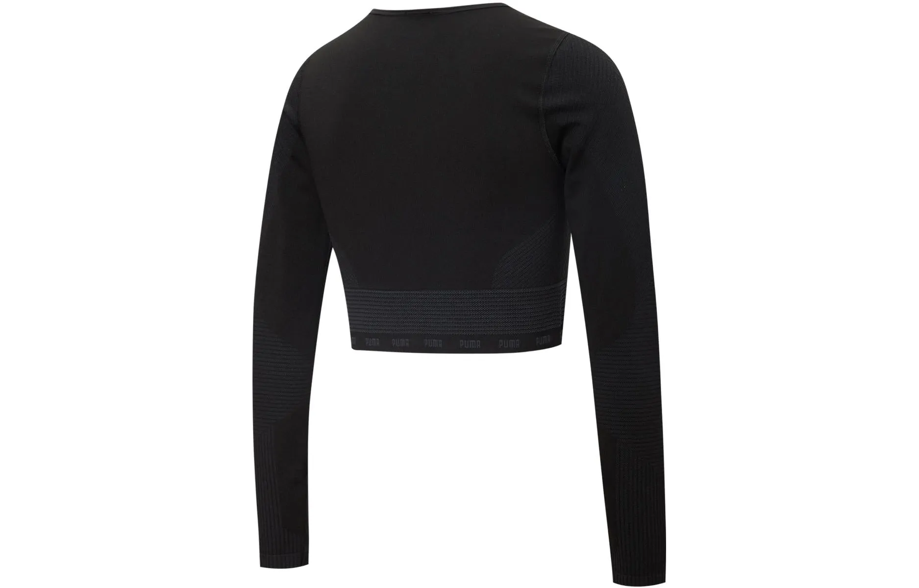 (WMNS) PUMA STUDIO Layered Crop Top 'Black' 520223-01 sold by KicksCrew product image thumbnail 5