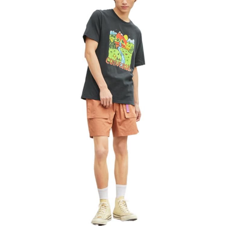 Converse Neon Horizon Graphic T-Shirt 'Black' 10023268-A01 sold by KicksCrew product image thumbnail 3