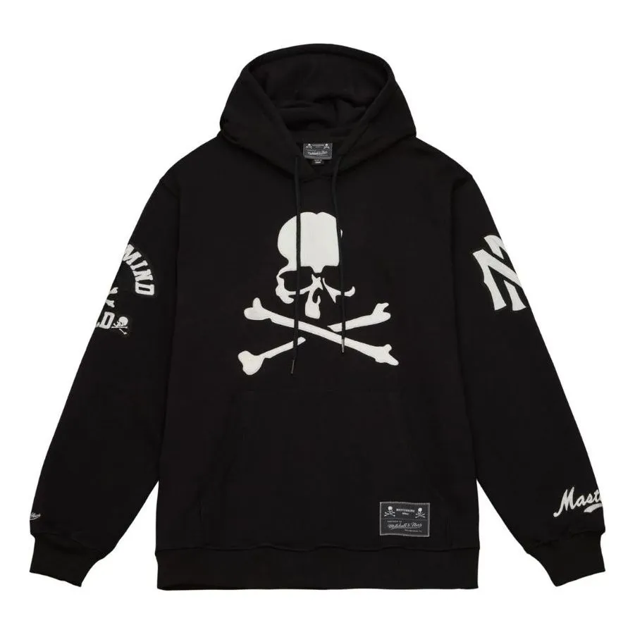 Mitchell & Ness x Mastermind World Hoodie 'Black' OJPO7532-CLBYYPPPBLCK sold by KicksCrew