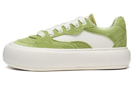 Li-Ning Platform Skate Shoes 'Green White' AZGT026-2 sold by KicksCrew