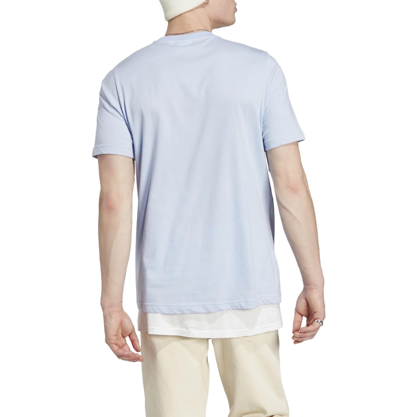 adidas TREFOIL ESSENTIALS T-Shirt 'Blue' IA4866 sold by KicksCrew product image thumbnail 3