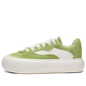 Li-Ning Platform Skate Shoes 'Green White' AZGT026-2 sold by KicksCrew