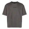Balenciaga Embroidered-Logo Cotton T-shirt 'Grey' 612966TNVG91300 sold by KicksCrew