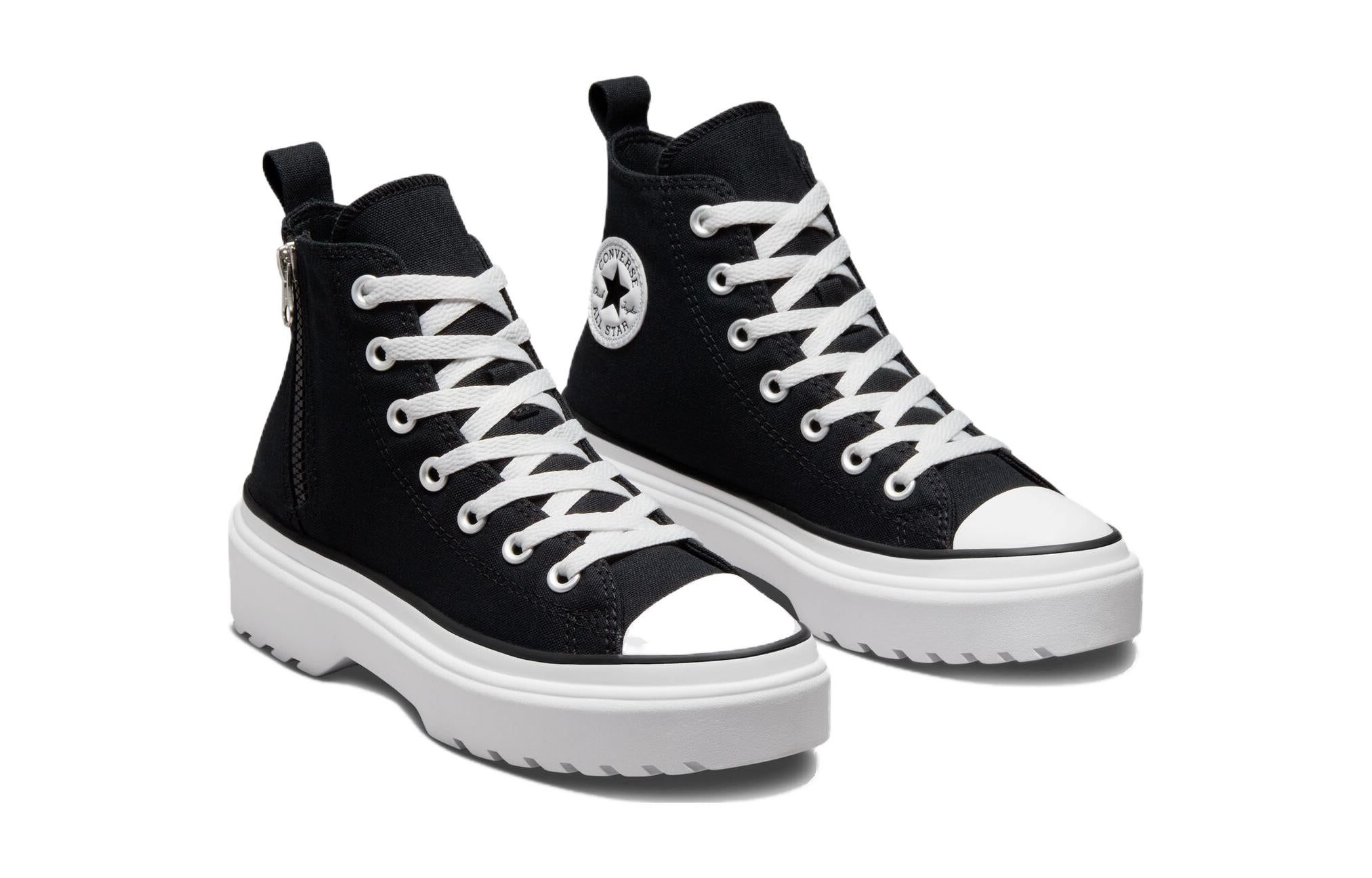 (GS) Converse Chuck Taylor All Star Lugged Lift Platform High 'Black White' A03011C sold by KicksCrew product image thumbnail 4