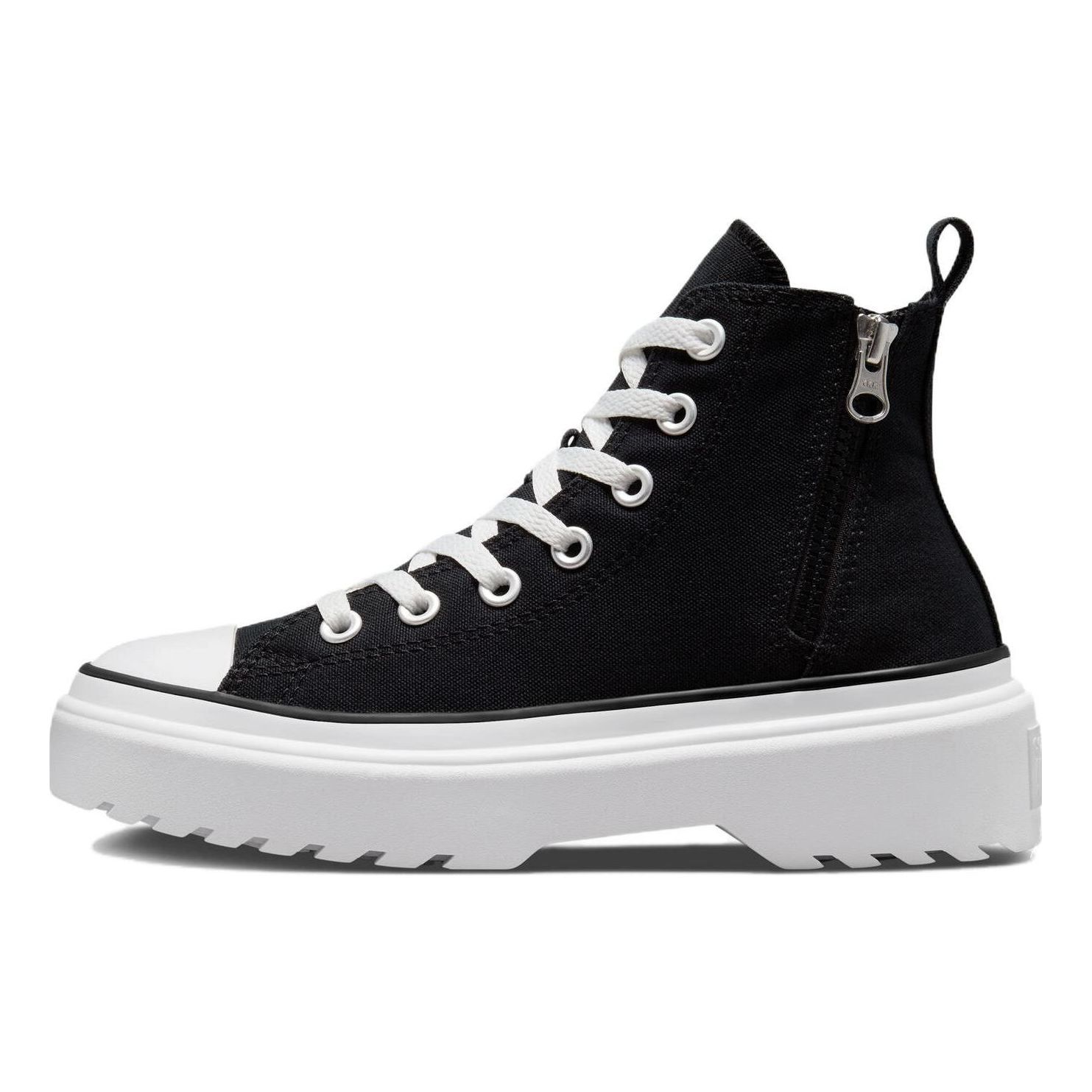 (GS) Converse Chuck Taylor All Star Lugged Lift Platform High 'Black White' A03011C sold by KicksCrew