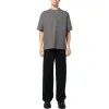 Balenciaga Embroidered-Logo Cotton T-shirt 'Grey' 612966TNVG91300 sold by KicksCrew