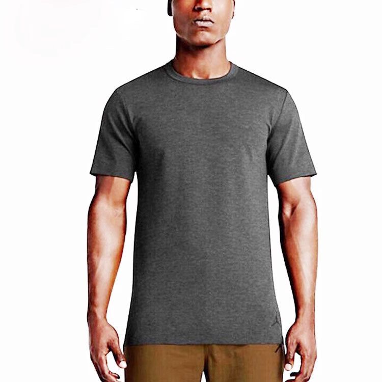 Air Jordan MJ Essentials Fleece T-Shirt 'Grey' 724508-032 sold by KicksCrew product image thumbnail 3