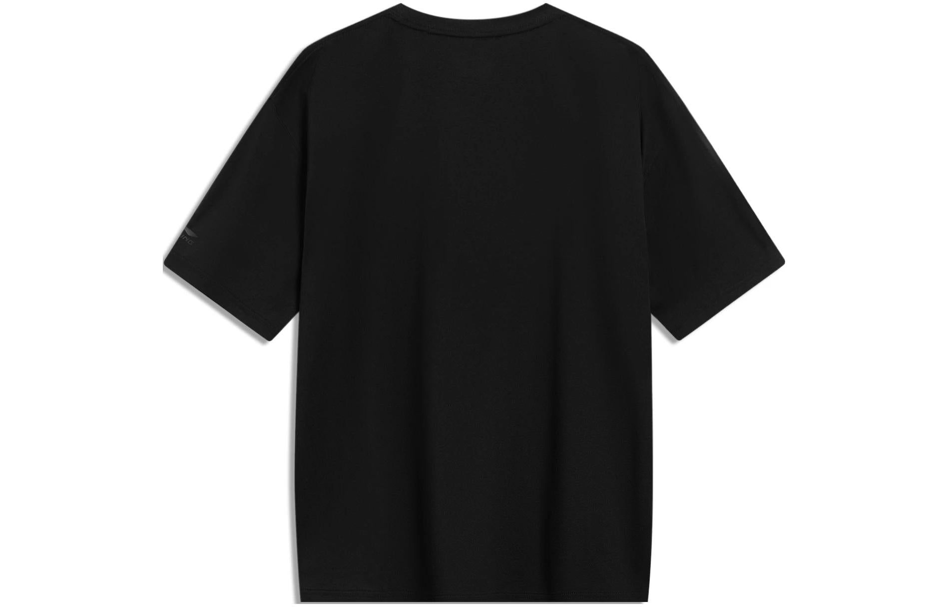 Li-Ning Counterflow Small Logo T-shirt 'Black' AHST721-4 sold by KicksCrew product image thumbnail 2