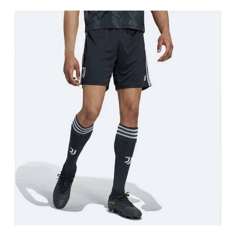 adidas Juventus 22/23 Away Shorts Asia Sizing 'Black White' H38895 sold by KicksCrew product image thumbnail 2
