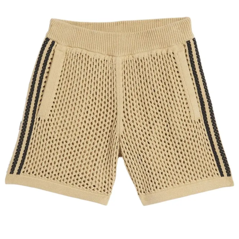 adidas x CLOT FW24 Crochet Shorts Asia Sizing 'Beige Tone' JD7114 sold by KicksCrew