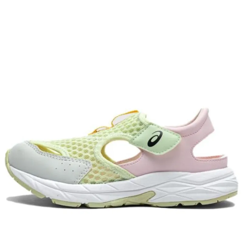 (GS) ASICS Lifestyle Sandals 'Yellow Pink' 1014A306-301 sold by KicksCrew