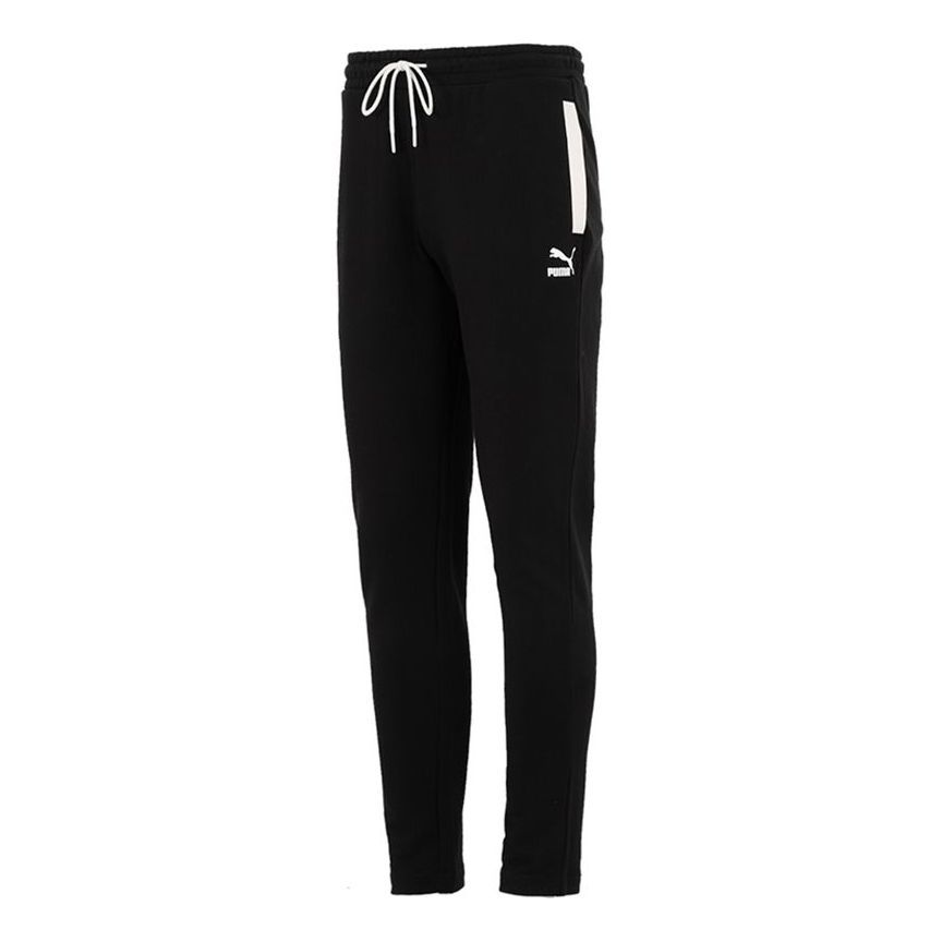 Puma Classics Track Pants 'Black White' 531715-51 sold by KicksCrew