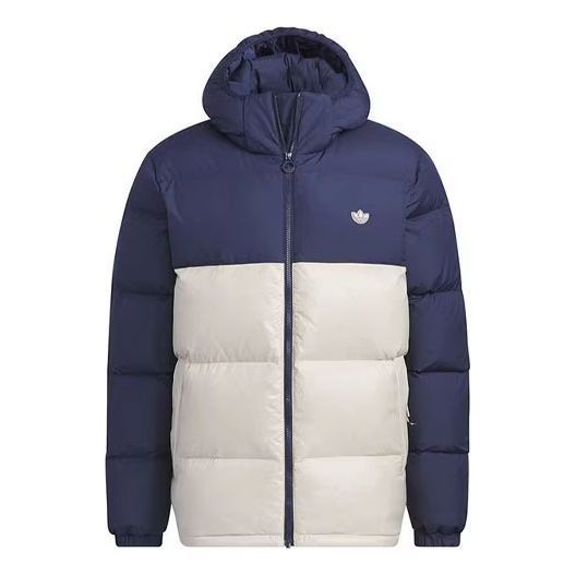 adidas Originals Down Jacket 'Blue White' IU4778 sold by KicksCrew