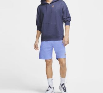 Nike Court Heritag Drawstring Shorts Light Blue BV0762-478 sold by KicksCrew