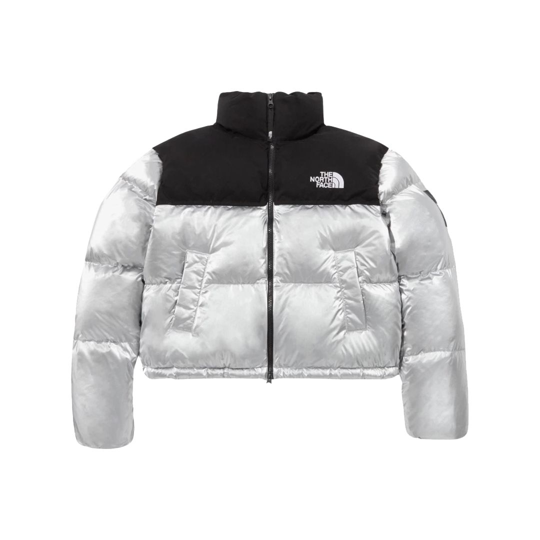 (WMNS) The North Face White Label Novelty Nuptse Down Jacket Asia Sizing 'SE Silver' NJ1DP87J sold by KicksCrew