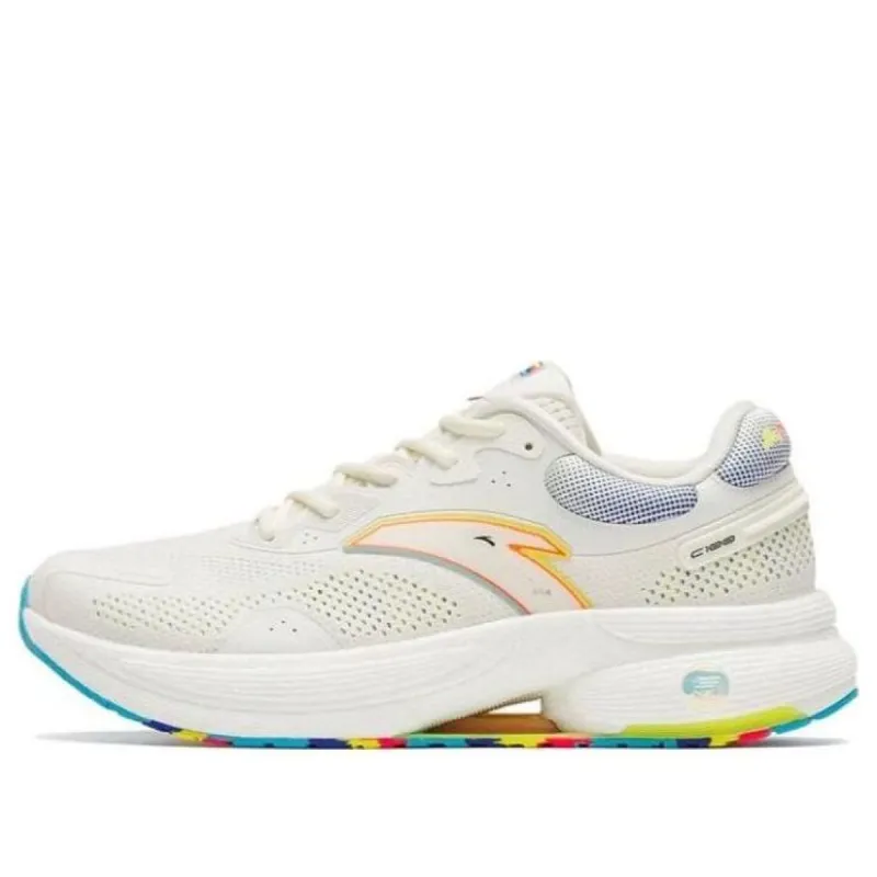 ANTA Running Series Sneakers Nitrogen 'White Yellow Blue' 112245586-3 sold by KicksCrew