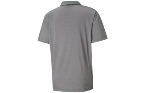 Puma Tech Pique Polo Shirt 'Grey White Black' 599277-01 sold by KicksCrew