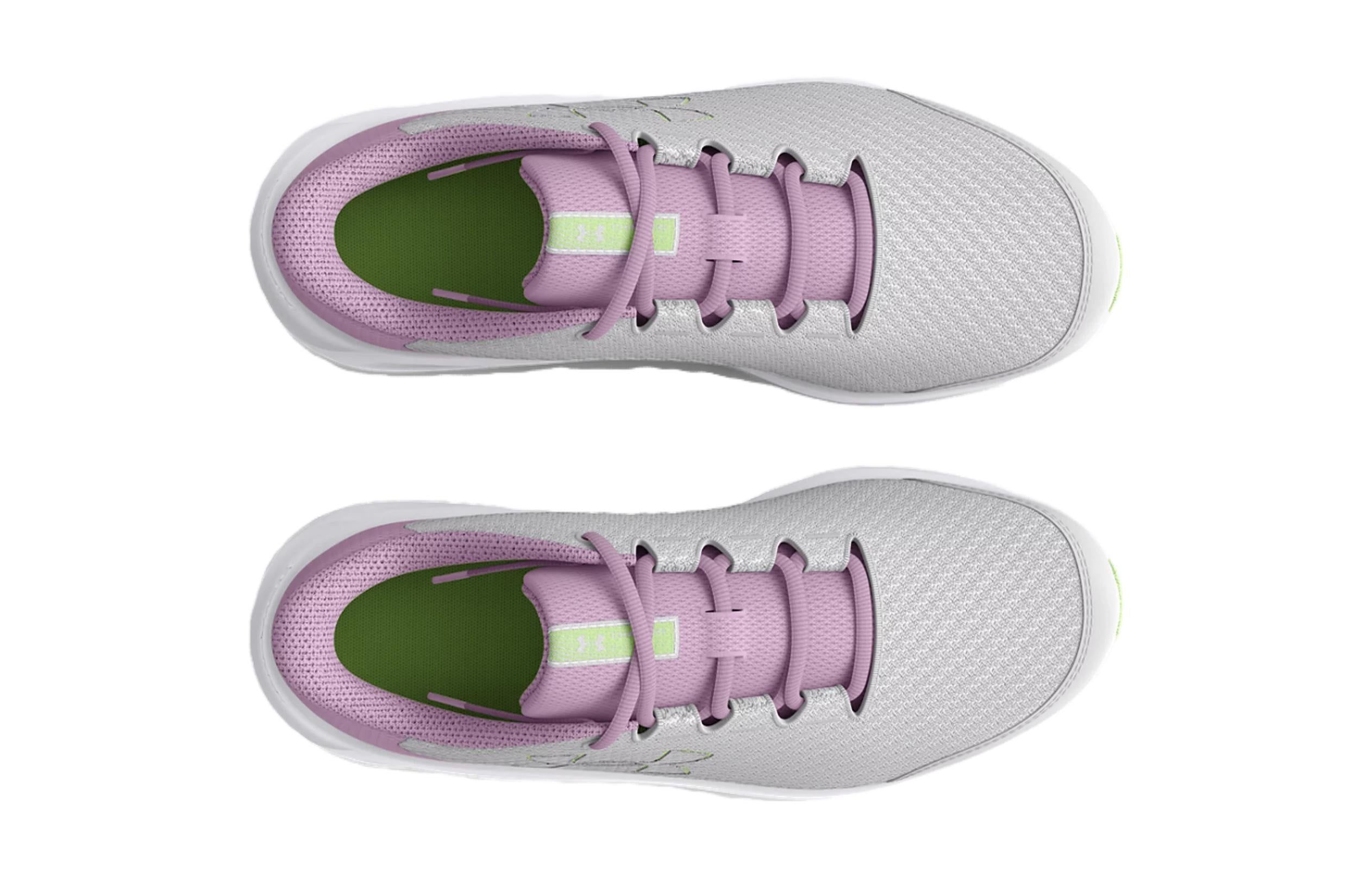 (GS) Under Armour Charged Pursuit 3 'Big Logo - Halo Grey Fresh Orchid' 3026713-100 sold by KicksCrew product image thumbnail 4