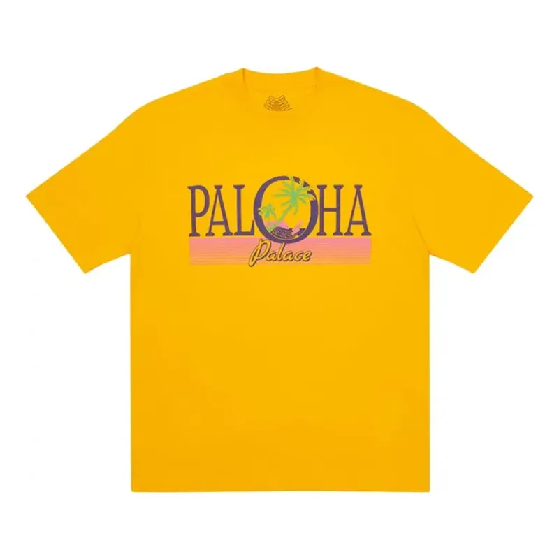 Palace FW22 Paloha T-Shirt 'Yellow' P23TS044 sold by KicksCrew
