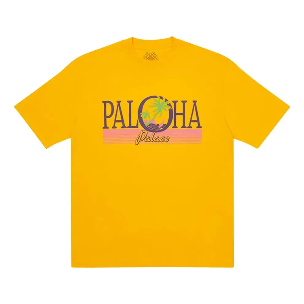 Palace FW22 Paloha T-Shirt 'Yellow' P23TS044 sold by KicksCrew