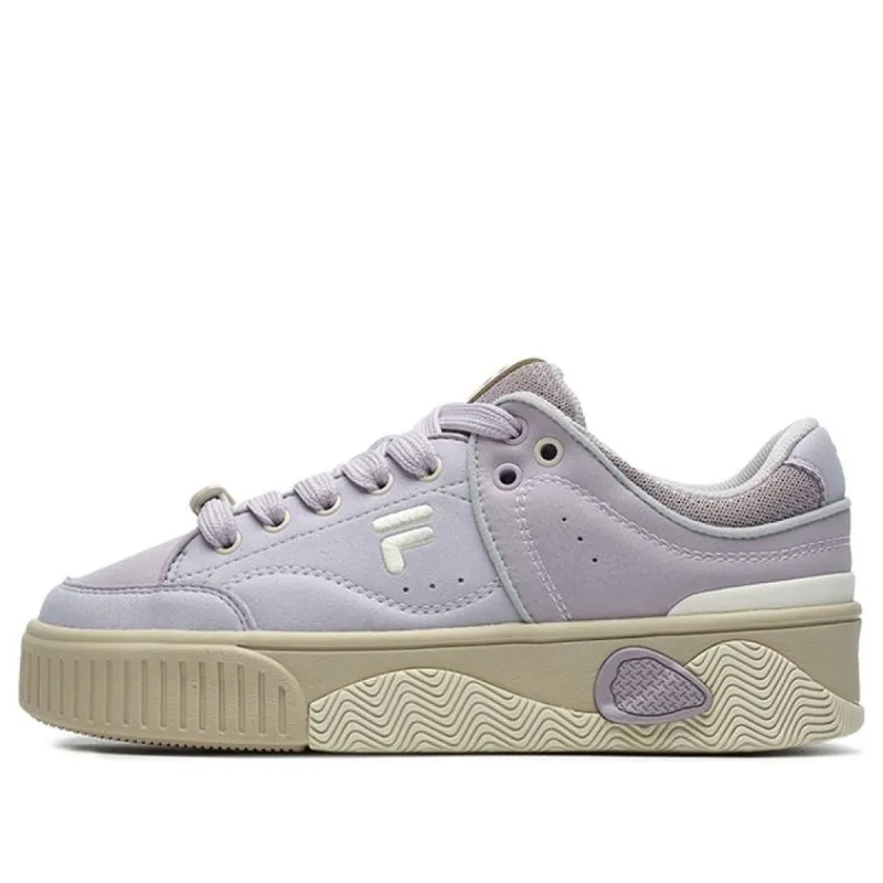 (WMNS) FILA FUSION Stack Fusion Skateboarding Sneakers 'Purple Beige' T12W218201FIR sold by KicksCrew