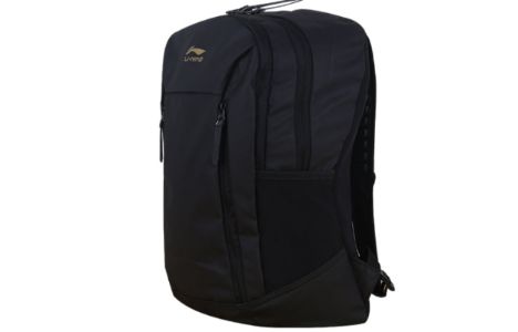 Li-Ning Logo Backpack 'Black' ABSQ206-1 sold by KicksCrew