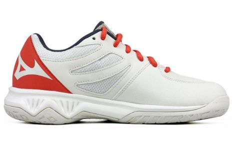 (WMNS) Mizuno Thunder Blade 2 Shoes 'White Red Grey' V1GC197055 sold by KicksCrew