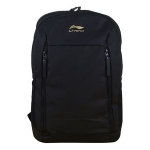 Li-Ning Logo Backpack 'Black' ABSQ206-1 sold by KicksCrew