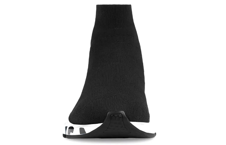 (WMNS) Balenciaga Speed Graffiti Sneakers 'Black Knit Black Graffiti Sole Unit' 605942W2DB71015 sold by KicksCrew product image thumbnail 4