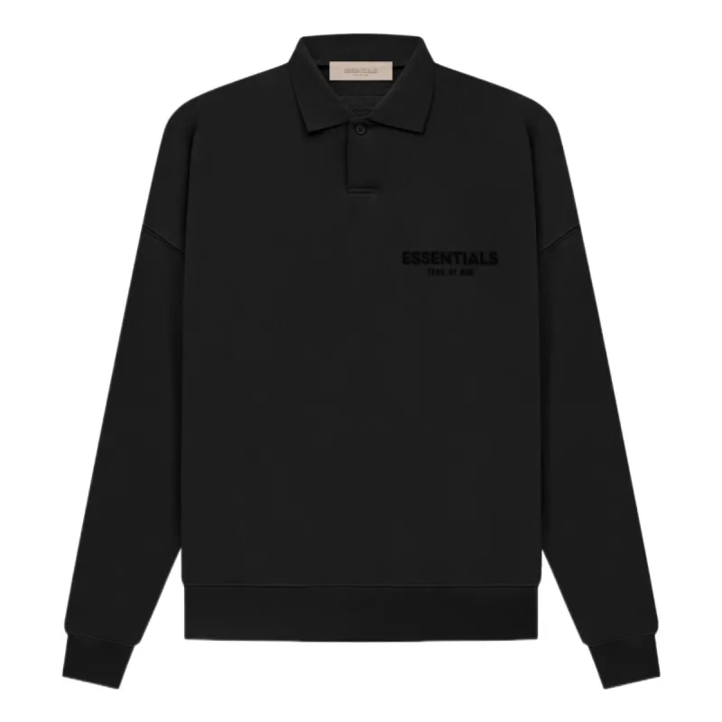 Fear of God Essentials SS22 Long Sleeve Polo Shirt 'Stretch Limo' FOG-SS22-415 sold by KicksCrew