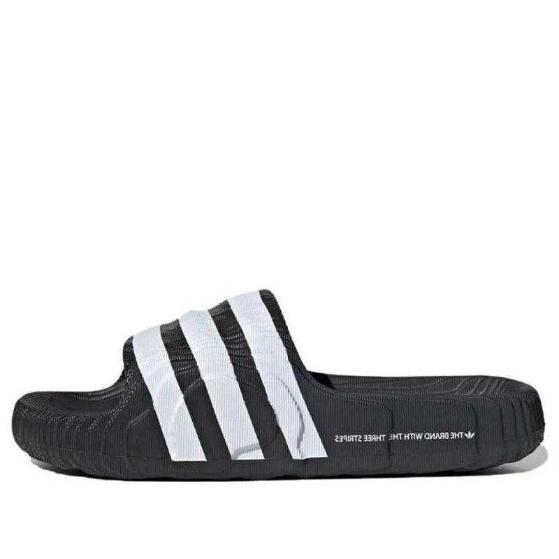 adidas originals Adilette 22 'Black White' IF3670 sold by KicksCrew
