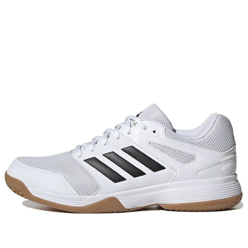 Adidas Speedcourt Volleyball Shoes 'White Gum Black' ID9498 sold by KicksCrew