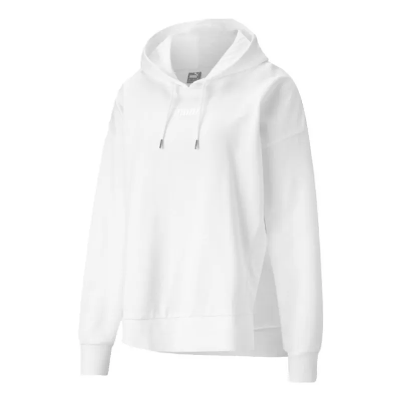 (WMNS) Puma Her Pullover Hoodie 'White' 847688-02 sold by KicksCrew