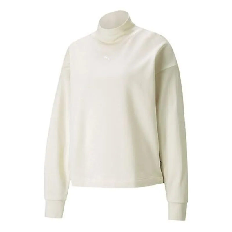 (WMNS) Puma Long Sleeve Sweater 'White' 847686-73 sold by KicksCrew
