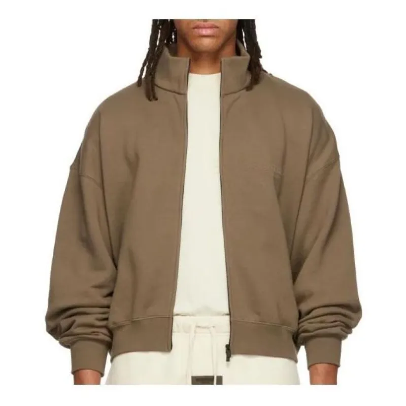 Fear of God Essentials FW22 Full Zip Jacket 'Wood' FOG-FW22-353 sold by KicksCrew
