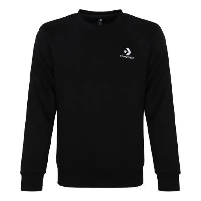 Converse Star Chevron EMB Crew Sweatshirt 'Black' 10008816-A01 sold by KicksCrew