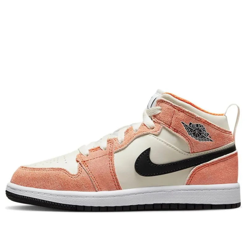 (PS) Air Jordan 1 Mid SE 'Orange Suede' DV1341-800 sold by KicksCrew