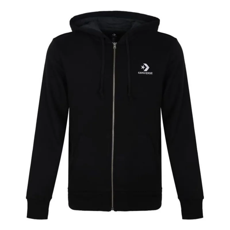 Converse Star Chevron Hooded Full Zip Jacket 'Black' 10008813-A01 sold by KicksCrew