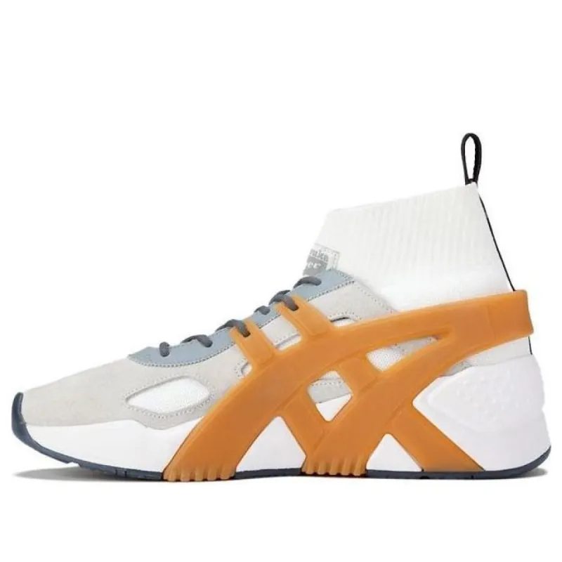 Onitsuka Tiger Big Logo Trainer 2.0 Sock 'White Grey Tan' 1183B472-021 sold by KicksCrew