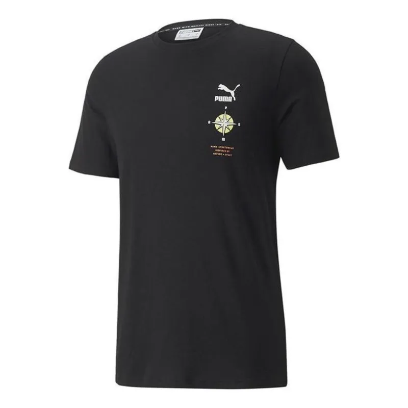 Puma Nature Camp Graphic Tee 'Black' 536912-01 sold by KicksCrew