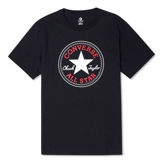 Converse Go-To Chuck Taylor Classic Patch Standard Fit T-Shirt 'Black' 10024064-A02 sold by KicksCrew