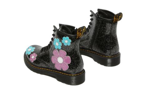 (GS) Dr.Martens 1460 AirWair Cosmic Glitter Flower Boots 'Black Pink Blue' 27229001 sold by KicksCrew