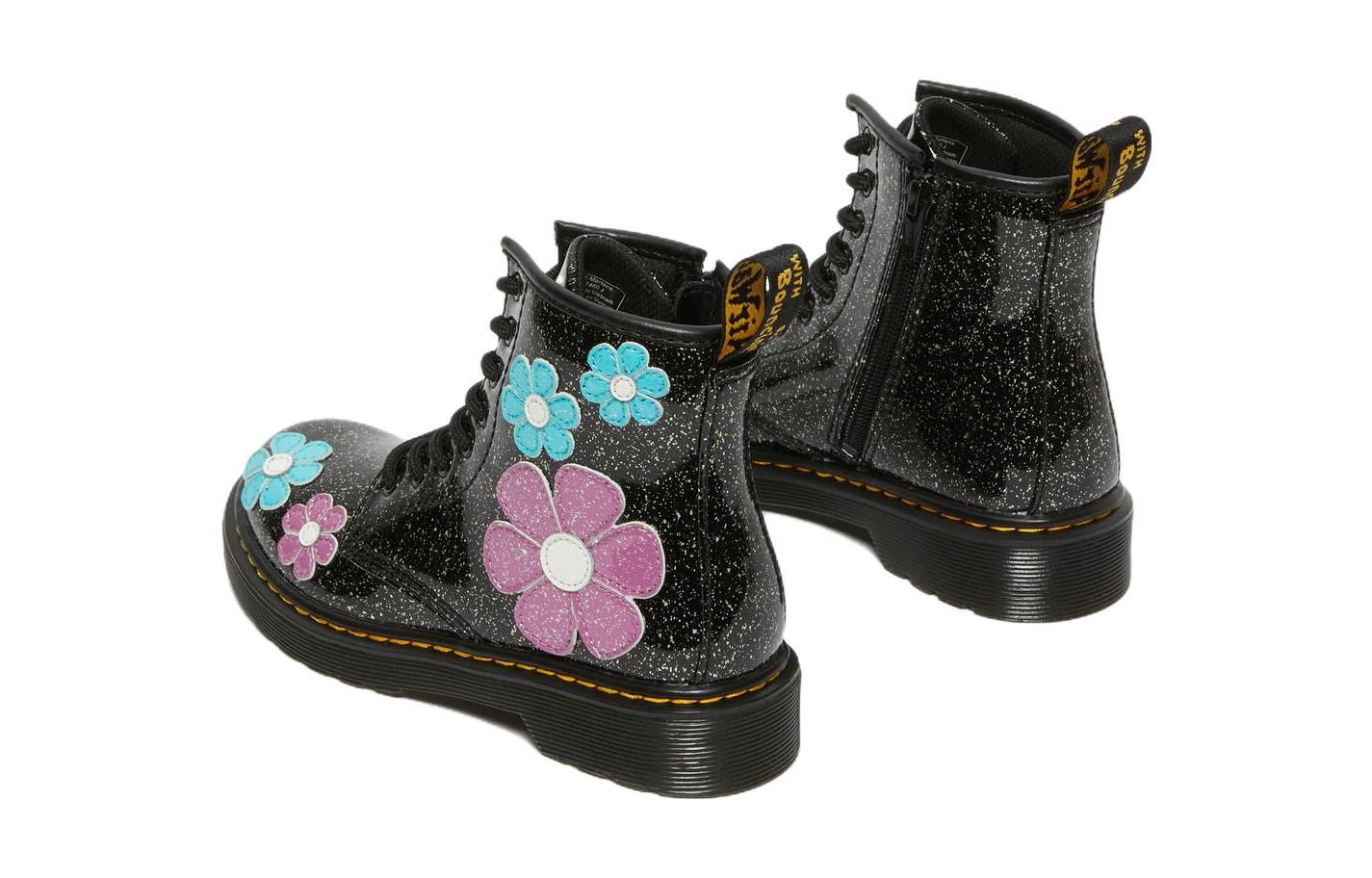 (GS) Dr.Martens 1460 AirWair Cosmic Glitter Flower Boots 'Black Pink Blue' 27229001 sold by KicksCrew product image thumbnail 3