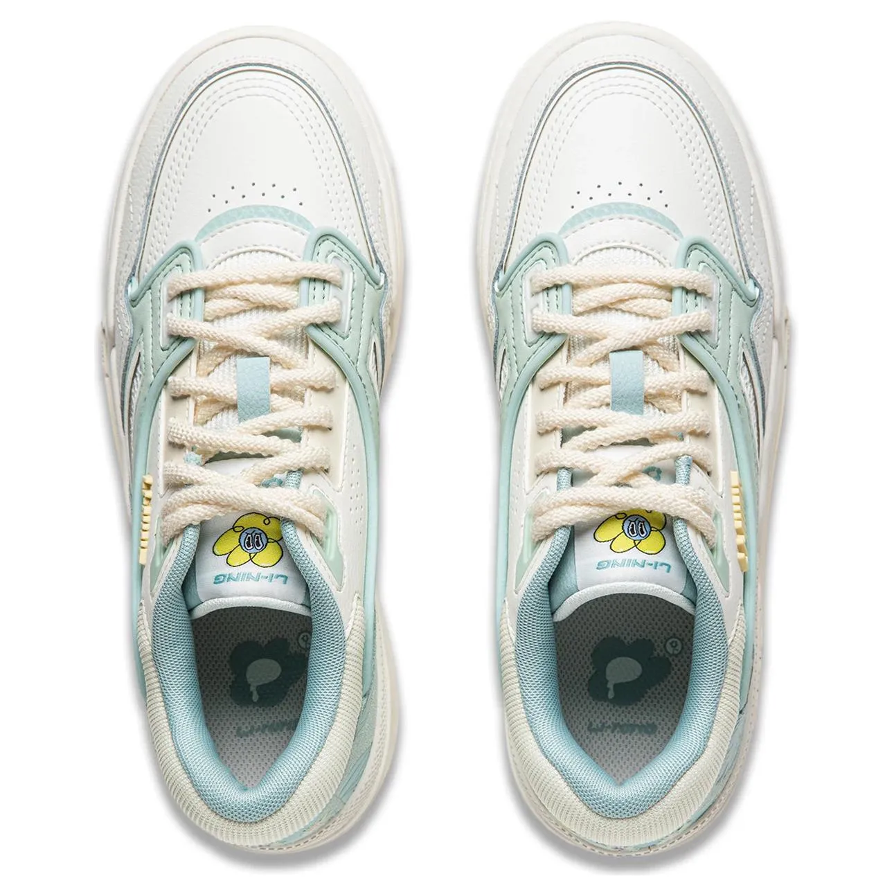 (WMNS) Li-Ning 001 BTC 'Beige Blue' AGCU054-2 sold by KicksCrew product image thumbnail 4