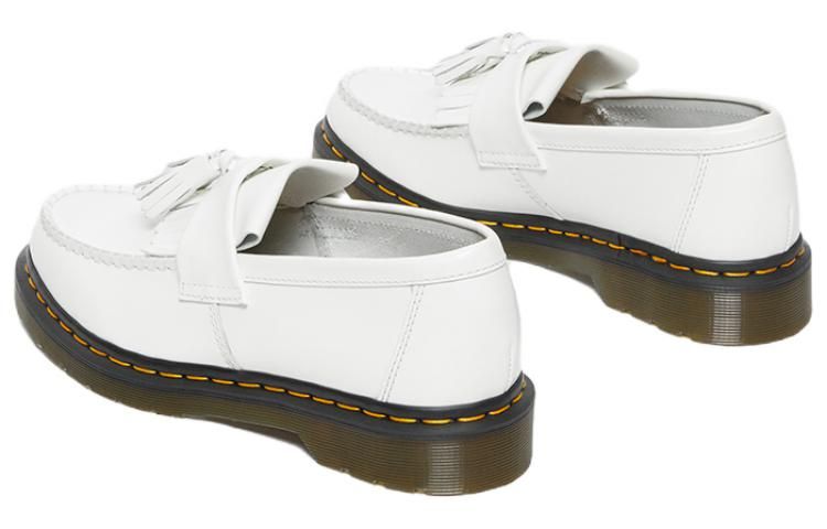 Dr. Martens Adrian Yellow Stitch Leather Tassel Loafers 'White' 27431100 sold by KicksCrew product image thumbnail 3