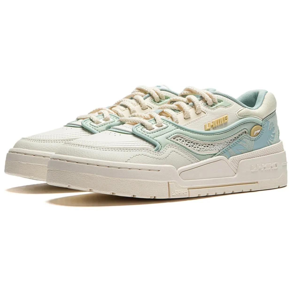 (WMNS) Li-Ning 001 BTC 'Beige Blue' AGCU054-2 sold by KicksCrew product image thumbnail 3