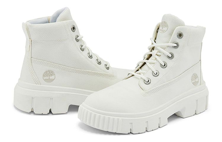 (WMNS) Timberland Greyfield Canvas Boot 'White' A2JFQW sold by KicksCrew product image thumbnail 5